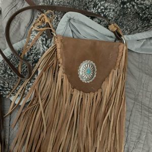 WhiskeyLee Tan crossbody bag